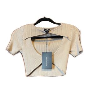 NWT pretty little thing crop top size S